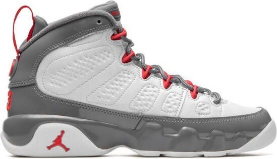 Jordan Kids "Air Jordan 9 Fire Red sneakers" Wit