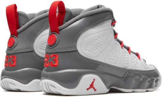 Jordan Kids "Air Jordan 9 Fire Red sneakers" Wit