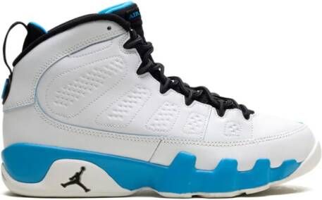 Jordan Kids Air Jordan 9 Retro “Powder Blue” sneakers Wit