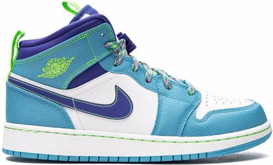 Jordan Kids Air Jordan Mid SE GS leren sneakers Blauw