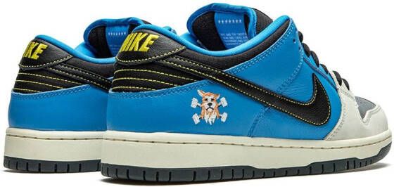 Jordan x Instant Skateboards SB Dunk Low Pro sneakers Blauw