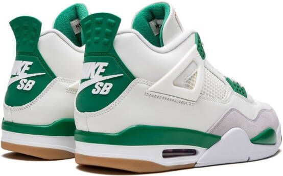 Jordan x Nike SB Air 4 sneakers Wit