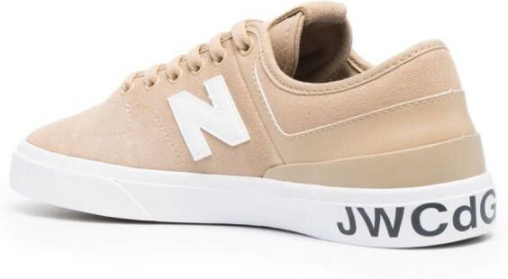 Junya Watanabe Sneakers met logopatch Beige