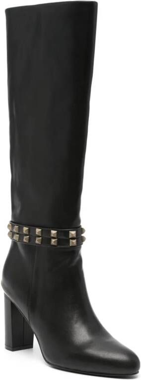 Just Cavalli Knielaarzen met studs Zwart