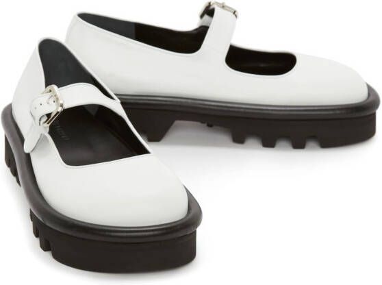 JW Anderson Bumper-Tube loafers met chunky zool Wit