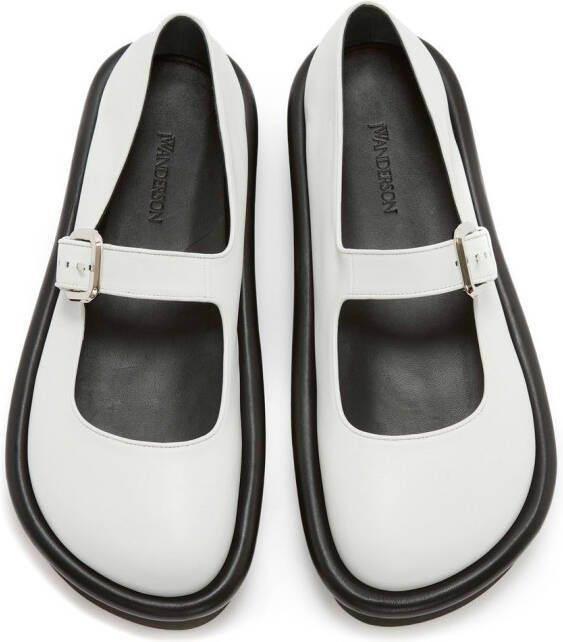 JW Anderson Bumper-Tube loafers met chunky zool Wit