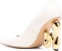 JW Anderson Leren pumps Wit - Thumbnail 3