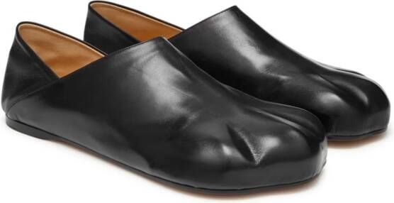 JW Anderson Paw leren loafers Zwart