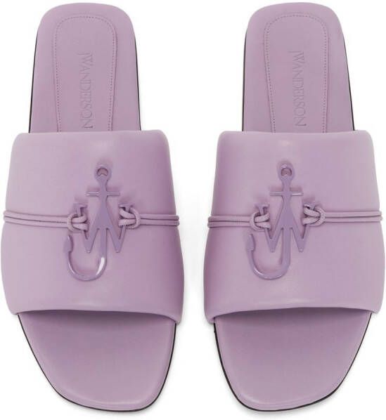 JW Anderson Sandalen met anker logo Paars