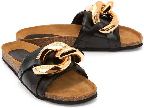 JW Anderson Sandalen met kettingdetail Zwart