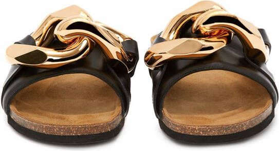 JW Anderson Sandalen met kettingdetail Zwart