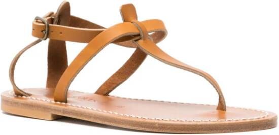 K. Jacques Buffon leren sandalen Beige