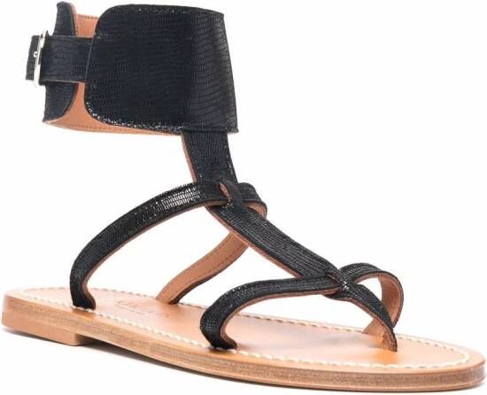 K. Jacques High-top sandalen Zwart