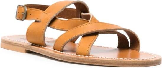 K. Jacques Jonas leren sandalen Beige