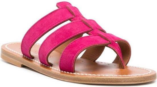 K. Jacques Sandalen met open neus Roze