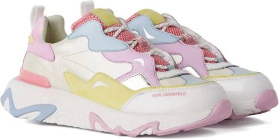 Karl Lagerfeld Blaze Strike leren sneakers Roze