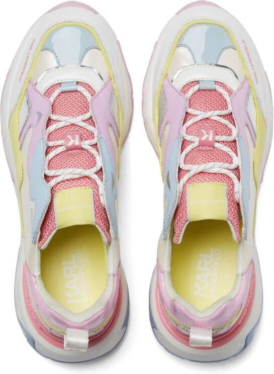 Karl Lagerfeld Blaze Strike leren sneakers Roze