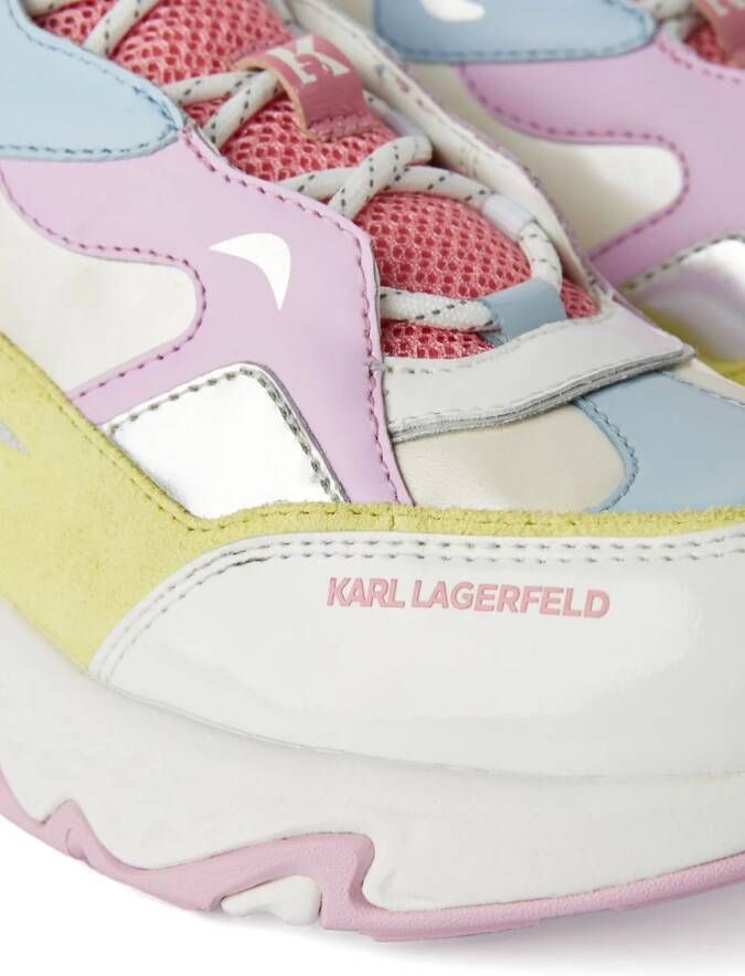 Karl Lagerfeld Blaze Strike leren sneakers Roze