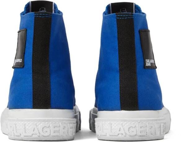 Karl Lagerfeld Jeans Kampus III Planet high-top sneakers Blauw