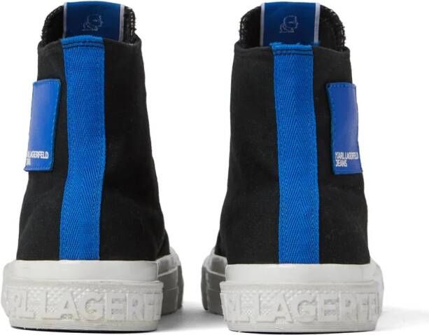 Karl Lagerfeld Jeans Kampus III Planet high-top sneakers Zwart