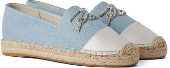 Karl Lagerfeld Kamini Signia espadrilles Blauw