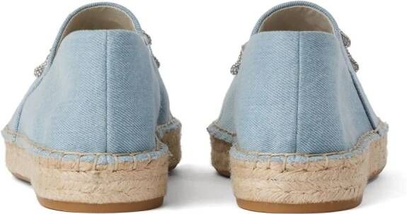 Karl Lagerfeld Kamini Signia espadrilles Blauw