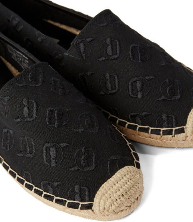 Karl Lagerfeld Ikonik NFT espadrilles Zwart