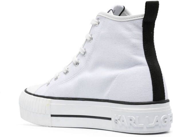 Karl Lagerfeld Ikon NFT Kampus Max sneakers Wit