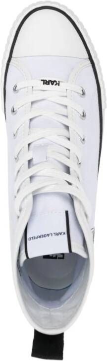 Karl Lagerfeld Ikonik NFT Kampus Max sneakers Wit