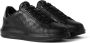 Karl Lagerfeld Kapri leren sneakers met monogram Zwart - Thumbnail 2