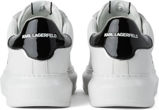 Karl Lagerfeld Ikon NFT Kapri leren sneakers Wit