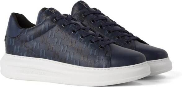 Karl Lagerfeld Dualtone Kapri leren sneakers Blauw