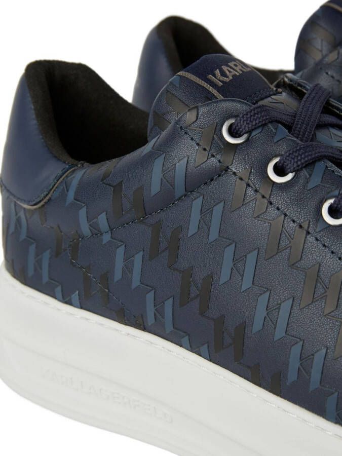 Karl Lagerfeld Dualtone Kapri leren sneakers Blauw