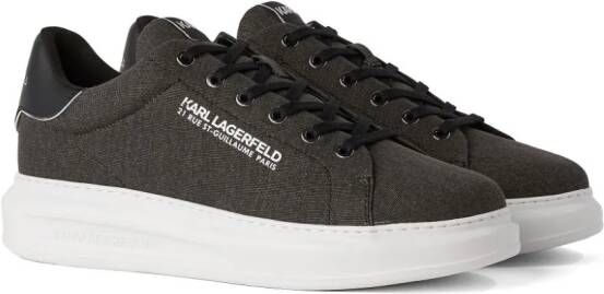 Karl Lagerfeld Kapri sneakers met logoprint Zwart