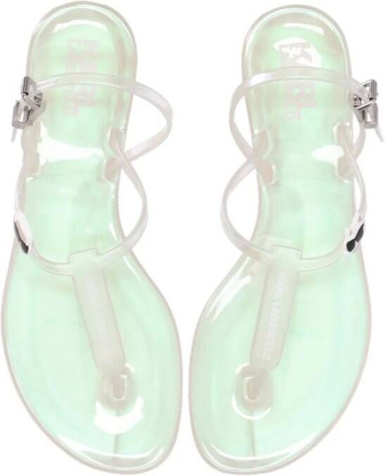 Karl Lagerfeld Karl Ikonik NFT jelly sandalen Wit