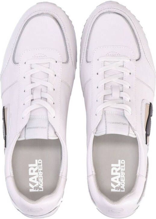 Karl Lagerfeld Sneakers met patch Wit