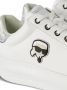 Karl Lagerfeld Ikonik NFT Kapri leren sneakers Wit - Thumbnail 5