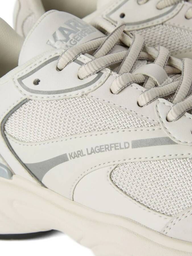 Karl Lagerfeld Komet leren sneakers Wit