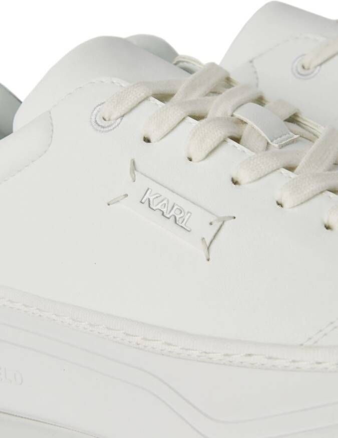 Karl Lagerfeld Konvert sneakers met logo-applicatie Wit