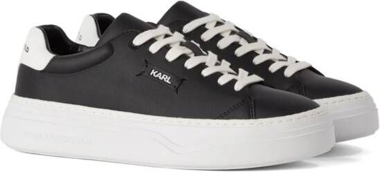 Karl Lagerfeld Konvert sneakers met logo-applicatie Zwart