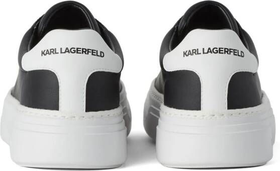 Karl Lagerfeld Konvert sneakers met logo-applicatie Zwart