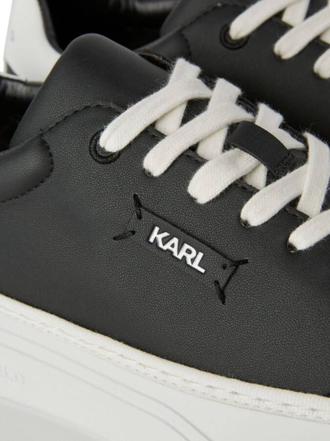 Karl Lagerfeld Konvert sneakers met logo-applicatie Zwart