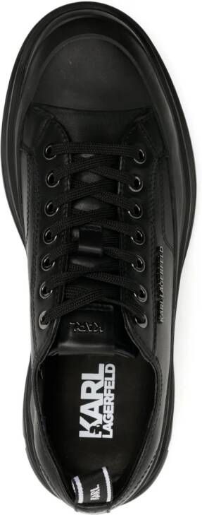 Karl Lagerfeld Leren sneakers Zwart