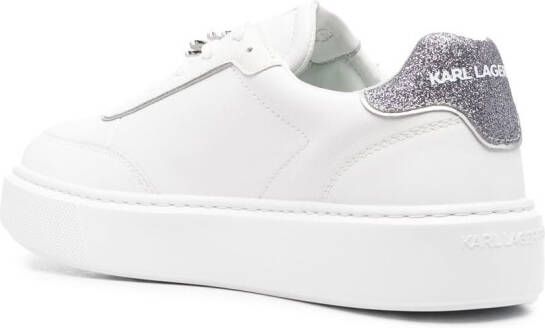 Karl Lagerfeld Sneakers met monogram Wit