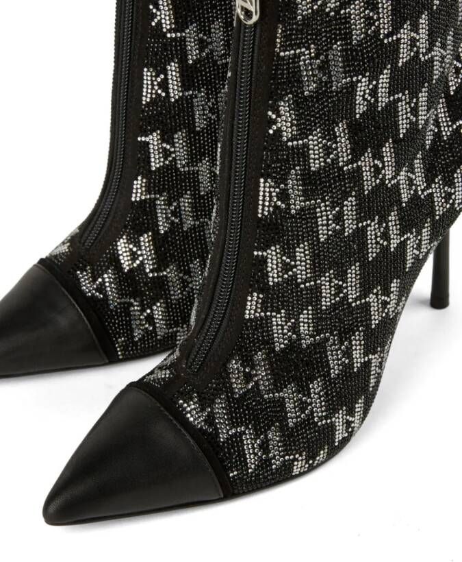 Karl Lagerfeld Overknee laarzen Zwart