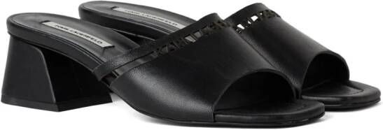 Karl Lagerfeld Plaza 55mm leren sandalen Zwart