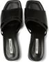 Karl Lagerfeld Plaza 55mm leren sandalen Zwart - Thumbnail 4