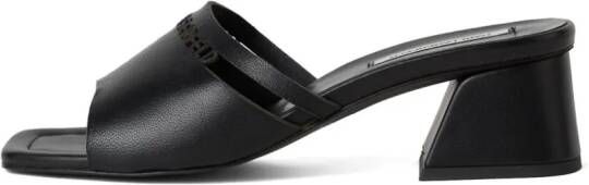 Karl Lagerfeld Plaza 55mm leren sandalen Zwart