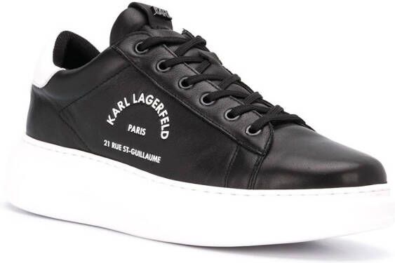 Karl Lagerfeld Sneakers met logo Zwart