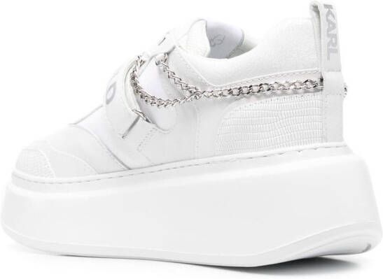 Karl Lagerfeld Sneakers met logoprint Wit